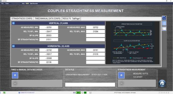 Optional Straightness Measurement